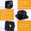 Picture of 2 PCS Aluminum Hot Shoe Single Nut Screw 5/8 Male to M6 Female Adapter