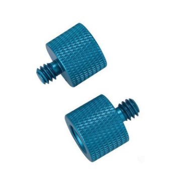 Picture of 10 PCS Screw Adapter 3/8 Female to 1/4 Male Screw (Blue)