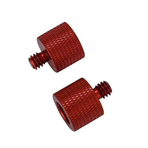 Picture of 10 PCS Screw Adapter 3/8 Female to 1/4 Male Screw (Red)