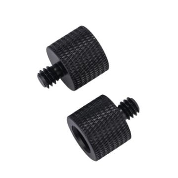 Picture of 10 PCS Screw Adapter 3/8 Female to 1/4 Male Screw (Black)