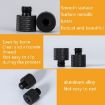 Picture of 10 PCS Screw Adapter 3/8 Female to 1/4 Male Screw (Black)