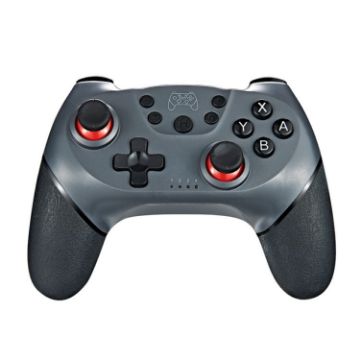 6-axis Bluetooth Joypad Gamepad Controller for Switch Pro - Grey - 1
