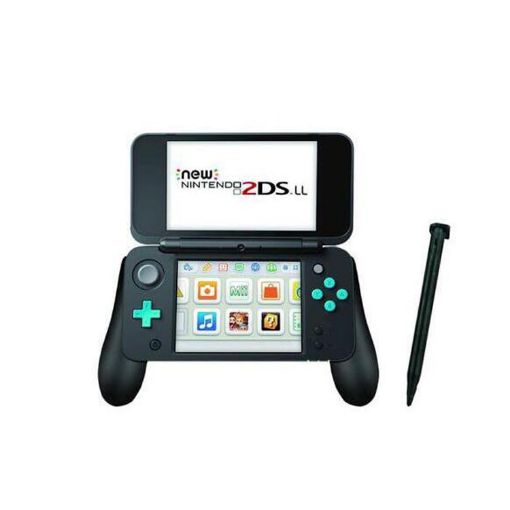 KJH 3 in 1 Handgrip Kit Game Grip + Crystal Cover + Touch Pen for NEW 2DSLL - 1