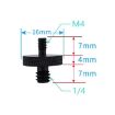 Picture of 4 PCS Screw Adapter A24 1/4 Male to M4 Male Screw