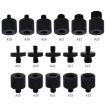 4 PCS Screw Adapter A23 1/4 Female to M12 Male Screw - 3
