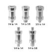 10 PCS Screw Adapter 1/4 Female to 1/4 Male Screw - 3