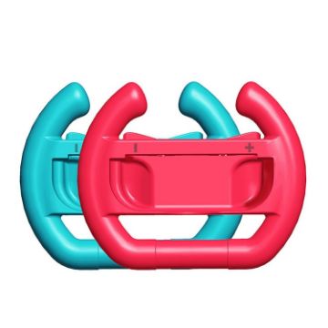 DOBE Left & Right Steering Wheel for Switch OLED/Switch - Red + Blue - 2PCS/Pack - 1