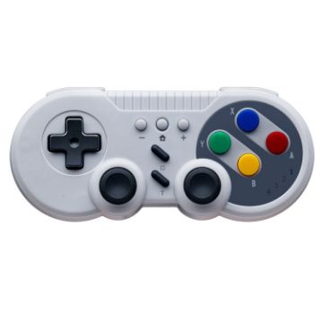 Picture of 8580 for Nintendo Switch Mini Game Console Motion Sensing Wireless Controller (Silver gray)