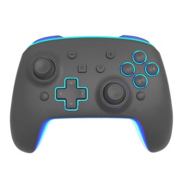 Picture of SW561 Computer Wireless Luminous Handle For Nintendo Switch/Switch OLED/Switch Lite/Steam, Color: Black With Lamp