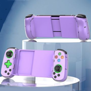 Picture of D7 BT5.0 Retractable Gamepad With Light For PC/Android/IPhone/Win7 10 11/Mac OS/Switch (Purple)