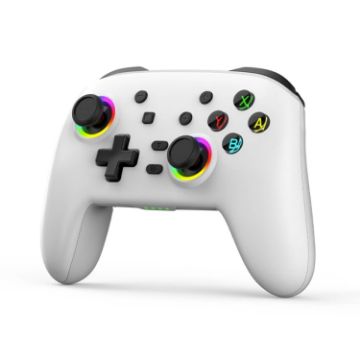 Picture of Wireless Bluetooth Somatosensory Vibration Gamepad for Nintendo Switch/Switch PRO, Color: White