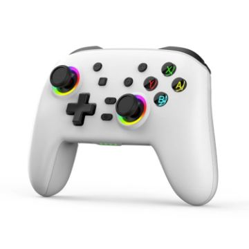 Wireless Bluetooth Vibration Gamepad for Nintendo Switch - White - 1