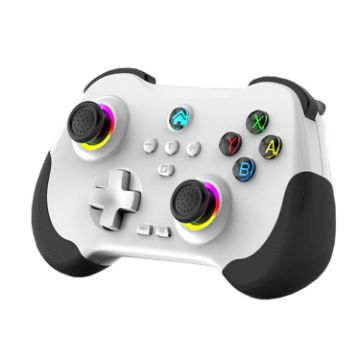 Picture of Z01 Wireless Gaming Vortex Dual Hall Body Grip For Switch/PS3/PS4/Adroid/IOS (White)
