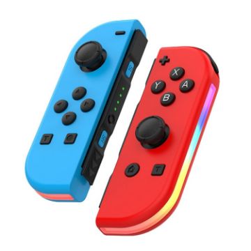 Picture of JOY-02 Gaming Left And Right Handle With RGB Lights Body Feel Bluetooth Gamepad For Switch/Switch OLED/Switch Pro/Switch Lite/Switch Joycon (Blue Red)