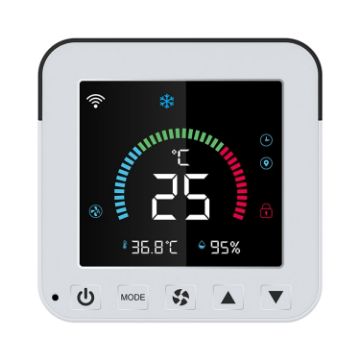 Picture of NEO NAS-RT01W WiFi Smart Color Screen Infrared Air Conditioner Controller Thermostat (White)