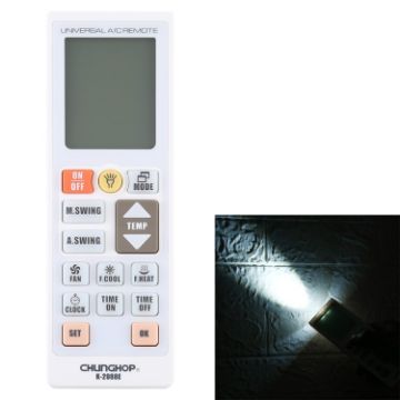 Picture of Chunghop K-2988E Universal A/C Remote Controller with Flashlight