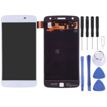 Motorola Moto Z Play LCD Screen + Touch Panel - White - 1