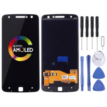 Motorola Moto Z Droid TFT LCD Screen with Digitizer - Black - 1