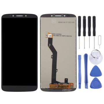 Motorola Moto E5 TFT LCD Screen with Digitizer Full Assembly - Black - 1
