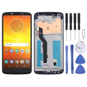 Motorola Moto E5 TFT LCD Screen Digitizer Full Assembly with Frame - 1