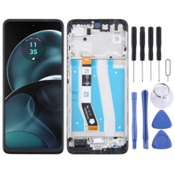 Motorola Moto G14 OEM LCD Screen Digitizer Assembly with Frame - 1