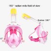 Picture of PULUZ 220mm Full Dry Snorkel Mask for GoPro Hero12 Black, Insta360 Ace, DJI Osmo Action - L/XL Size (Pink)