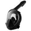 Picture of PULUZ 260mm Full Dry Snorkel Mask for GoPro Hero12 Black, Insta360 Ace, DJI Osmo Action - S/M Size (Black)