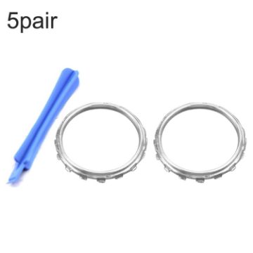 Picture of For Xbox One Elite 5pairs 3D Replacement Ring + Screwdriver Handle Accessories, Colour:Silver Plating