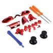 Picture of Full Set Game Controller Handle Small Fittings with Screwdriver for Xbox One ELITE (Red)