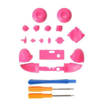 Picture of For Xbox Series X Controller Thumbstick LB RB Bumpers Trigger Buttons With Screwdriver Accessories (Rose Red)