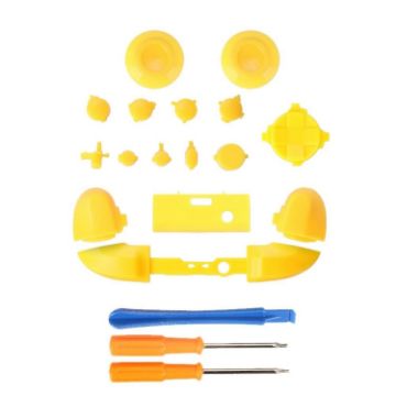 Picture of For Xbox Series X Controller Thumbstick LB RB Bumpers Trigger Buttons With Screwdriver Accessories (Yellow)