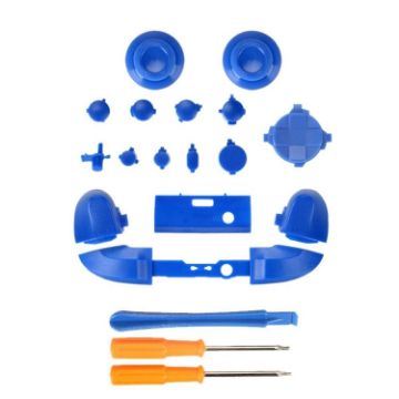 Picture of For Xbox Series X Controller Thumbstick LB RB Bumpers Trigger Buttons With Screwdriver Accessories (Blue)