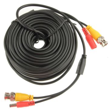 Picture of CCTV Safety Camera Power Video Cable, Length: 20m (Black)