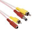 15m CCTV Safety Camera Power Video Male to Female Cable - 2