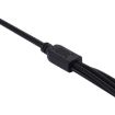 Picture of 1 Female to 5 Male Plug 5.5 x 2.1mm DC Power Cable (Black)