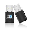 300Mbps Wireless 802.11N USB Network Nano Card Adapter - Black - 1