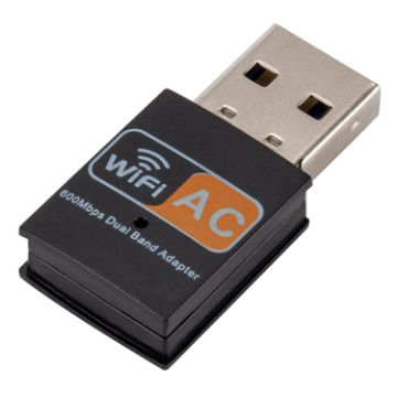 Picture of 600Mbps AC Dual Band USB WIFI Adapter