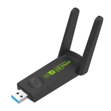 Picture of 1300Mbps Wireless Network Card Gigabit Dual Band 5G Driverless Computer USB Network Card, Scope: 1300m