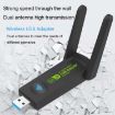 1300Mbps Dual Band 5G Wireless Network Card - Gigabit USB Network Card - 3