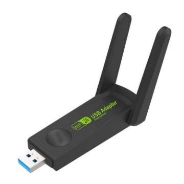 Picture of 1300Mbps Wireless Network Card Gigabit Dual Band 5G Driverless Computer USB Network Card, Scope: 600m