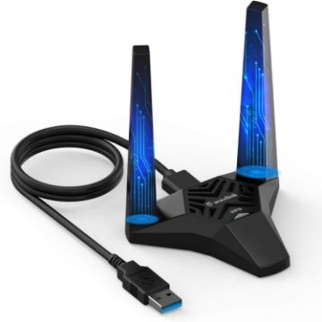 Picture of WAVLINK WN692A3 Lag-Free Gaming High Speed AC1300M Wireless Dual Band USB 3.0 Adapter