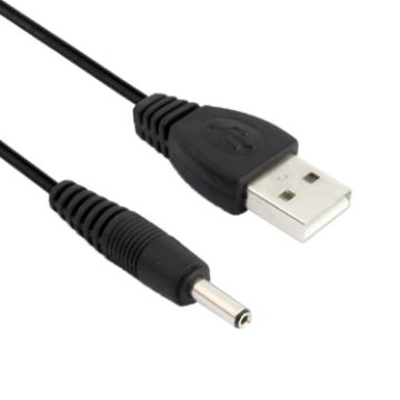USB Male to DC 3.5 x 1.35mm Power Cable, 1.2m - Black - 1
