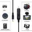 2A Car Charger Coiled Cable Power Supply Adapter Plug 4.0 x 1.7mm - 4