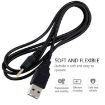 USB Male to DC 2.5 x 0.7mm Power Cable, 1.2m - Black - 3