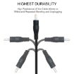 USB Male to DC 2.5 x 0.7mm Power Cable, 1.2m - Black - 4