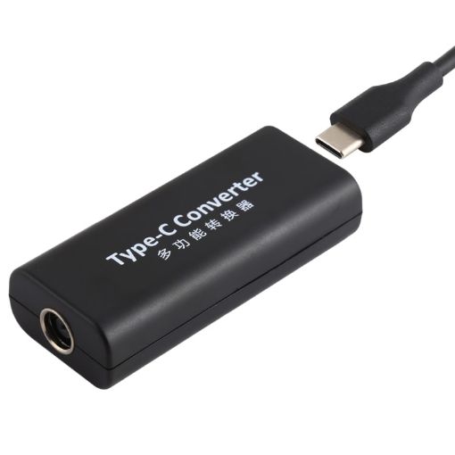 DC 7.9 x 5.5mm Power Jack to USB-C Female Adapter + Cable - 1