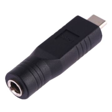 Picture of 5.5 x 2.1mm Female to USB-C/Type-C Male Plug Adapter Connector