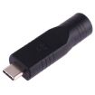 5.5 x 2.1mm Female to USB-C Male Plug Adapter - Connector - 2