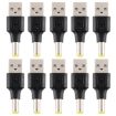 10 PCS 5.5 x 2.5mm Male to USB 2.0 Male DC Power Plug Connector - 1
