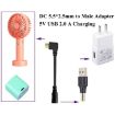 10 PCS 5.5 x 2.5mm Male to USB 2.0 Male DC Power Plug Connector - 5